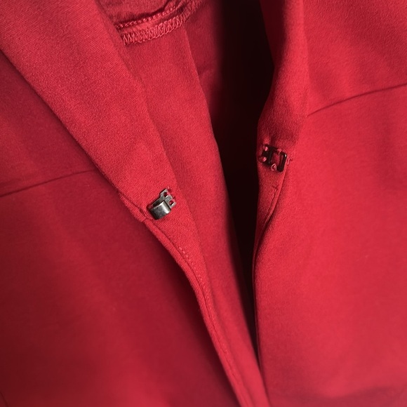 Torrid Studio Luxe Ponte Peplum Red Blazer Nylon Blend Womens Plus Size 6X - Picture 8 of 15